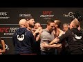 UFC London: Nicolae Negumereanu, Saparbek Safarov Have To Be Separated After Heated Staredown