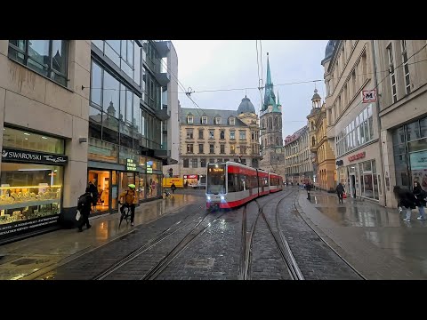 Driver’s Eye View - Halle (Germany) - Chartered Heritage (Tatra T4) Tram Tour