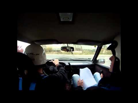 Maciej Brzana / Adam Brzana FSO Polonez 1.6 - KJS 23 Rajd Podkarpacki (23-10-2011 Krosno) ON-BOARD