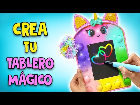 Marco mágico de unicornio con brillantina DIY | Manualidades que te encantarán 🦄🌈