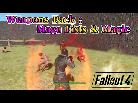 [PS4版fallout4]フォールアウト4　Mod　Weapons Pack : Mage Fists & Magic