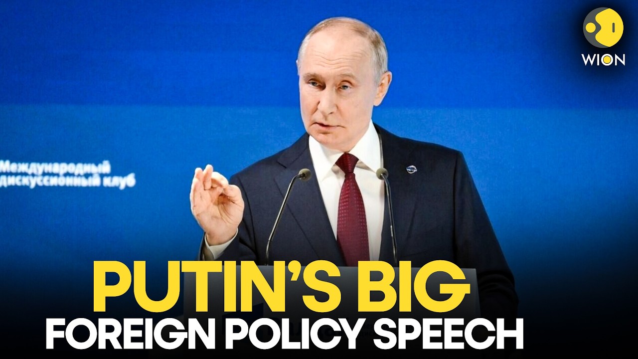 LIVE: Russian President Putin Speaks at Valdai Foreign Relations Forum | WION Live