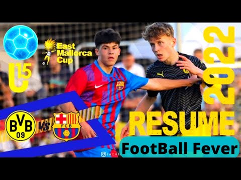 Borussia Dortmund vs FC Barcelona U15 East Mallorca Cup 2022 | Football Fever