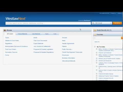 Introduction To Westlawnext