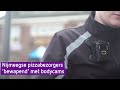 Na politie en BOA's nu ook maaltijdbezorgers met bodycam