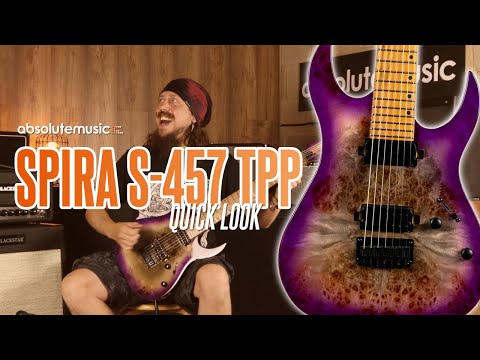 Демонстрация электрогитары Spira S-457 TPP