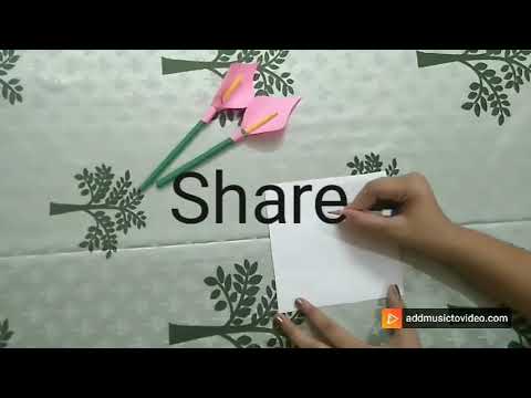 Paper Lily Flower 🌷🌷#Paper Craft's #Prapti Creation