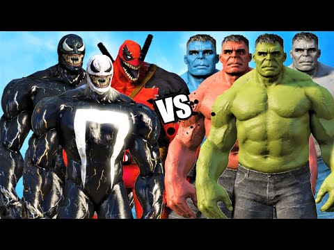 TEAM VENOM vs HULK ARMY