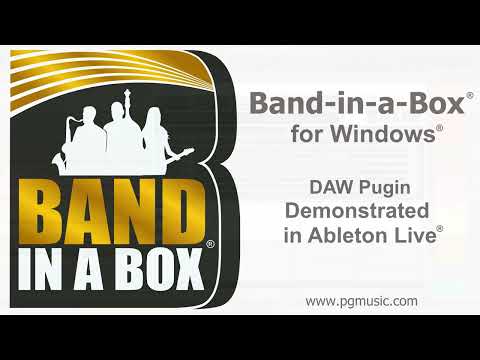 Band-in-a-Box® VST DAW Plugin for Windows®, demonstrated in Ableton Live®