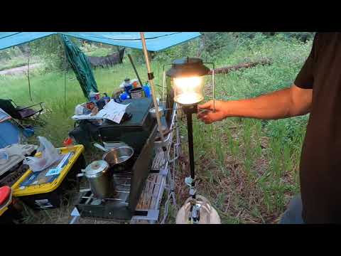 Coleman Propane Lantern, New Style, First Use