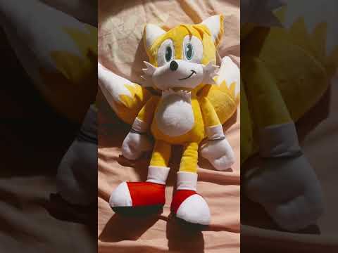 Rare Talking Tails the Fox (aka Miles Tails Prower) from Sonic the Hedgehog 2 Movie Plush Toy