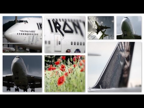 Iron Maiden - Ed Force One Landing @ Zurich Airport 01.06.2016
