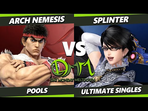 DAT MM 285 - Arch Nemesis (Ryu, Kazuya) Vs. splinter (Bayonetta) Smash Ultimate - SSBU