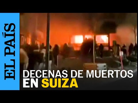 SUIZA: Un INCENDIO en un bar de una ESTACIÓN DE ESQUÍ en Crans- Montana causa decenas de muertos