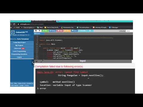 Debugging An Error In Java Programming