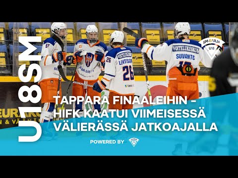 Maalikooste: Tapparalle jatkoaikavoitto U18 SM-sarjan viimeisessä välierässä – HIFK  pronssiotteluun