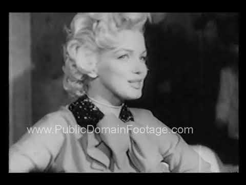 Marilyn Monroe and Joe DiMaggio on Honeymoon 1954 newsreel archival footage