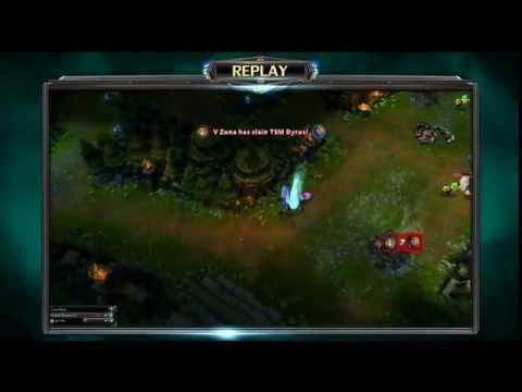 Zuna kills Dyrus in last seconds TSM vs Vul - LCS 2013 NA Spring W4D2
