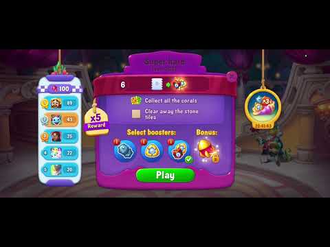 Fishdom gameplay level 2032