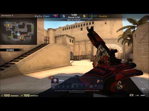 POV - NiKo (FaZe)(28-11) vs fnatic / mirage / ESL Pro League Season 6 Finals