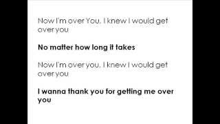 Tamar Braxton -  I'm Over You (Lyrics)