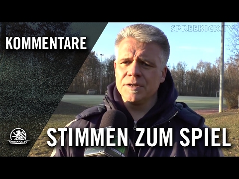 Jörg Riedel (SC Staaken) und Jürgen Beyer (SC Gatow) - Stimmen zum Spiel | SPREEKICK.TV