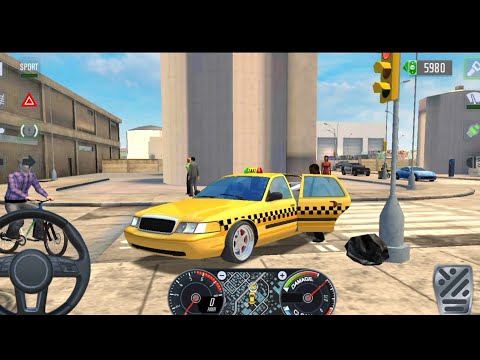 Taxi Sim 2020 - OLD CAR CRAZY UBER DRIVING - Car Games 3D Android iOS Gameplay
