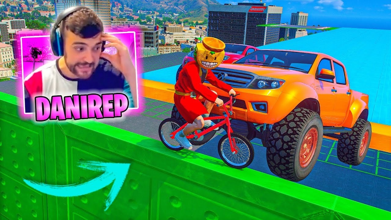 CORRE O TE ATROPELLO EN BICI! ADIOS AMIGOS!! - GTA 5 ONLINE