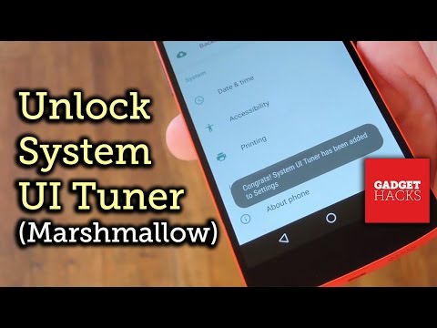 Android 6.0 Marshmallow System UI Tuner