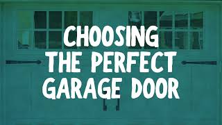 Amarr — How to Choose the Right Garage Door