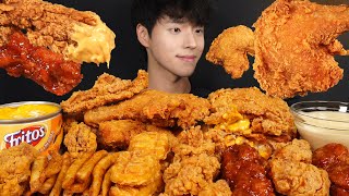 Download lagu ASMR MUKBANG KFC FRIED CHICKEN & BURGER & CHICKEN NUGGETS & FRENCH FRIES & SEASONED CHICKEN mp3