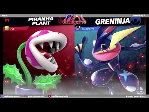 Losers Semi-Finals Fail (Piranha Plant) vs RatedRudy (Greninja) (Peak 8-23-19)