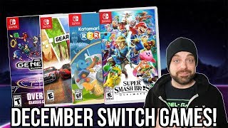 BEST Upcoming Nintendo Switch Games for December! | RGT 85