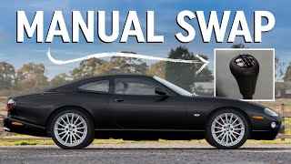 We manual-swapped our cheap supercharged Jaguar! | Project Jaaaag Ep.3