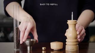 The London Mill | How to refill your salt & pepper mills | Cole & Mason