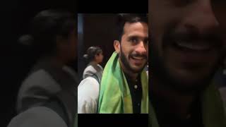 A warm welcome in Hyderabad as we land on Indian shores | #CWC23 #WeHaveWeWill