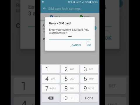 Remove PIN code of SIM card lock Android