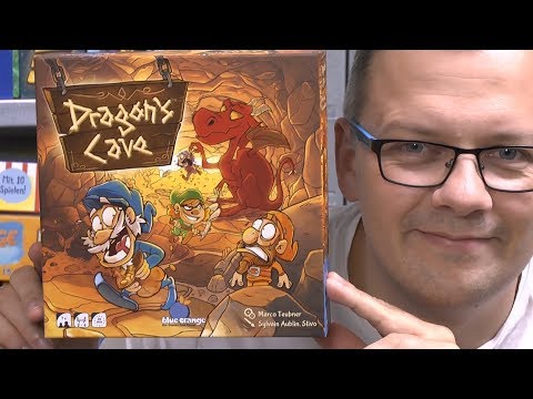 Dragon's Cave (Blue Orange) - inkl. dt. Regeln - Bluff- und Zockerspiel für die Familie