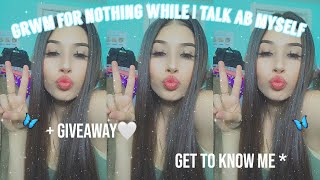 GET TO KNOW ME GRWM+ MY FIRST GIVEAWAY 🦋 | TEEN MOM | PREGNANT AT 15