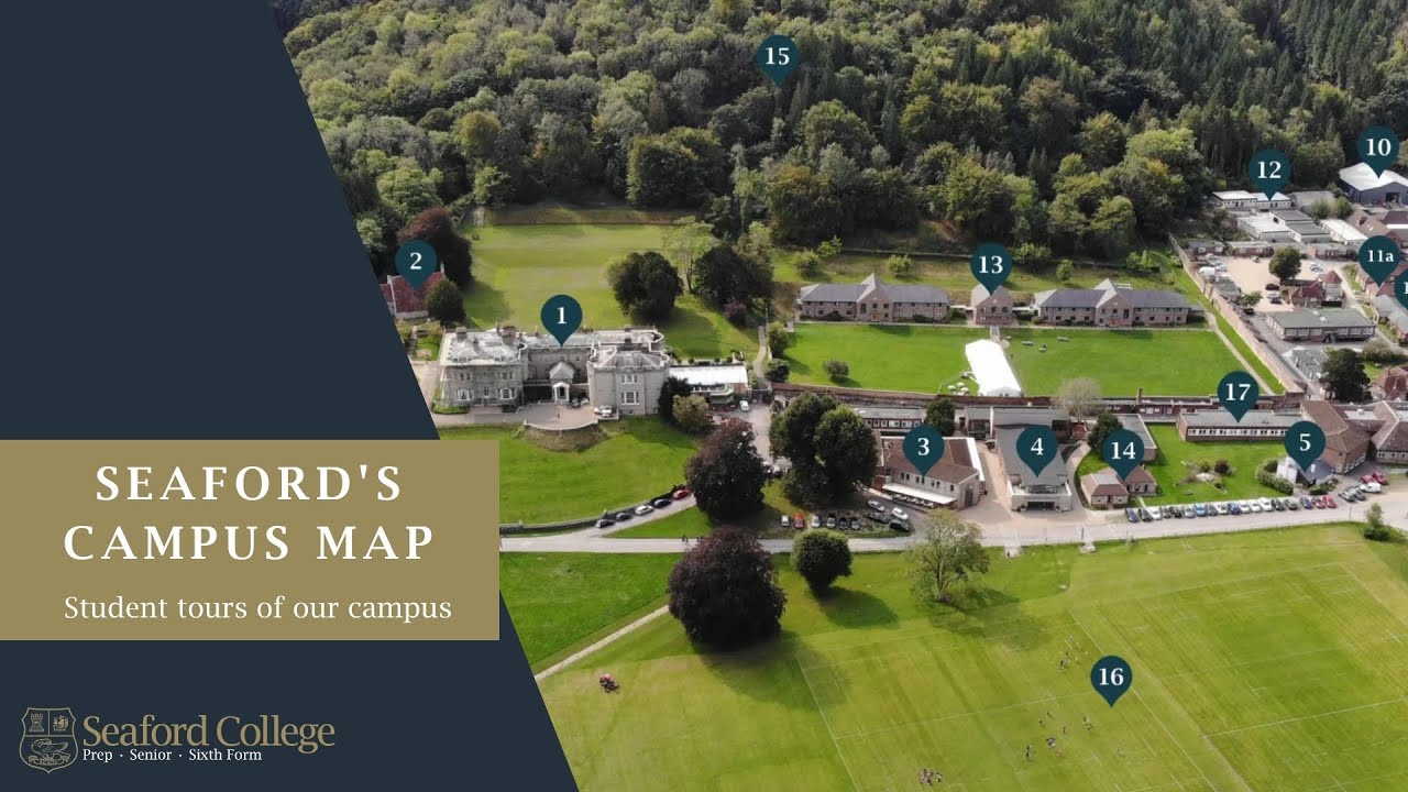 Student Tours on Seaford's Interactive Campus Map