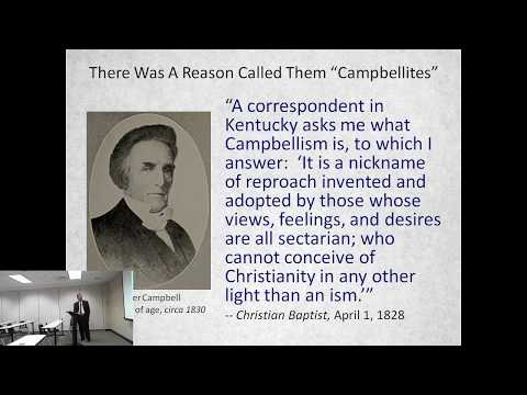 2019 Faulkner Lectures - "Great Restoration Leaders: Alexander Campbell's Debates" David Kenny