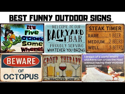 Funny Porch Signs
