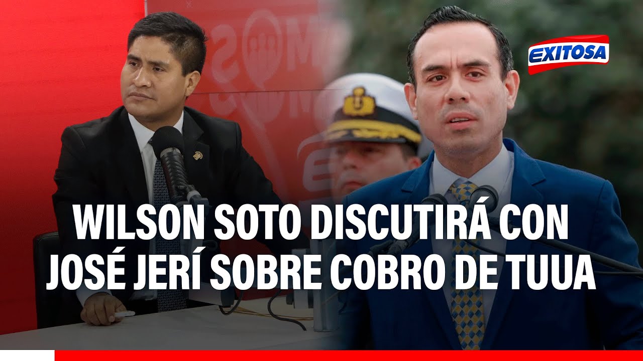 🔴🔵 Wilson Soto discutirá cobro de TUUA con José Jerí: "Tenemos que defender intereses de peruanos"