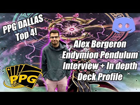 Yu-Gi-Oh! PPG Dallas Top 4 - Endymion Pendulum Deck Profile - Alex Bergeron - Discord Interview