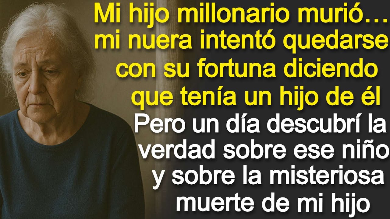 Mi nuera decía que su hijo era de mi hijo fallecido… quería su herencia hasta que descubrí la verdad