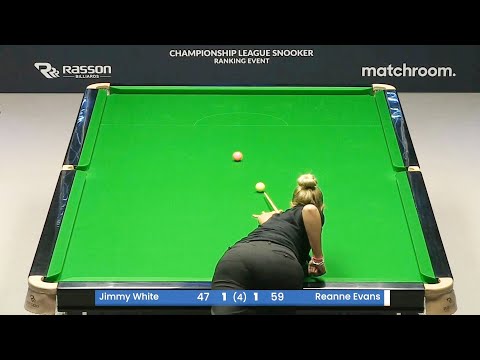 SNOOKER REANNE EVANS SHOWS THAT SHE IS NOT A PUSHOVER - CHAMPIONS LEAGUE SNOOKER 2023