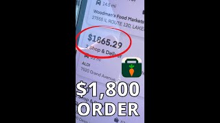 UNREAL $1800 INSTACART BATCH SPOTTED IN SANTA BARB