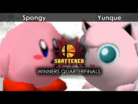 Smash 64: Spongy (Kirby) V Yunque (Jigglypuff) - Shattered 55 Tournament SSB64