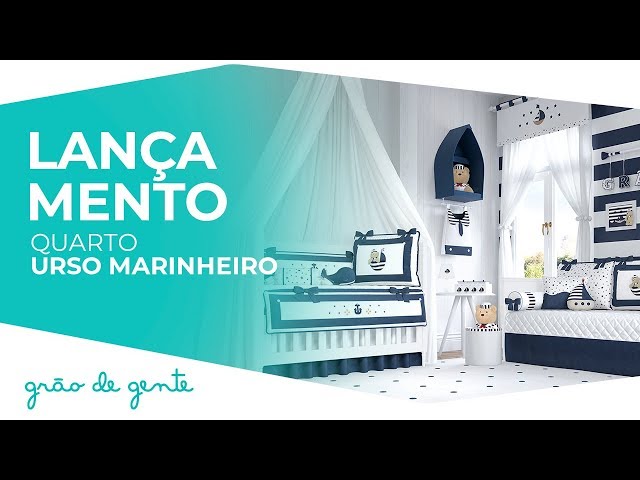 Quarto de Bebê Urso Marinheiro - Grão de Gente
