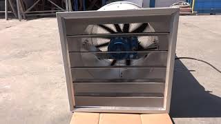 Exaustor com Damper sobre Pressão